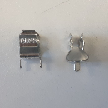 Fuse Clips PCB for 1/4” Fuses