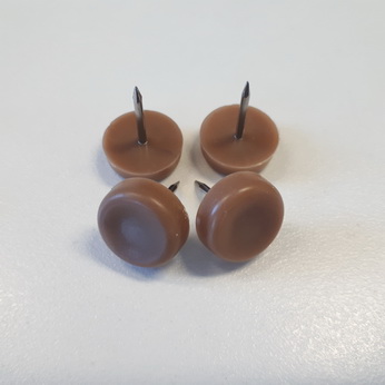 Cabinet Gliders - Brown - Set of 4