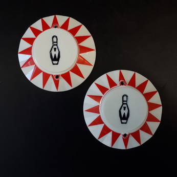Stern Memory Lane Pop Bumper Cap Set - 13A-18-PCS