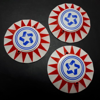 Bally Harlem Globetrotters Pop Bumper Cap Set - A-3713-53