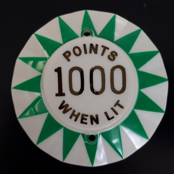 Pop Bumper Cap - "1000 Points When Lit " Green - A-3713-11