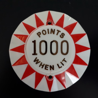 Pop Bumper Cap - "1000 Points When Lit " Red - A-3713-29