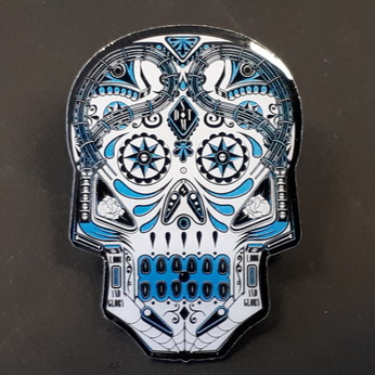 Pinball Skull Pin