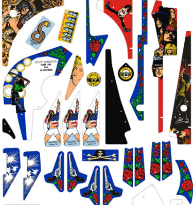 Guns N Roses CPR Reproduction Plastics Set