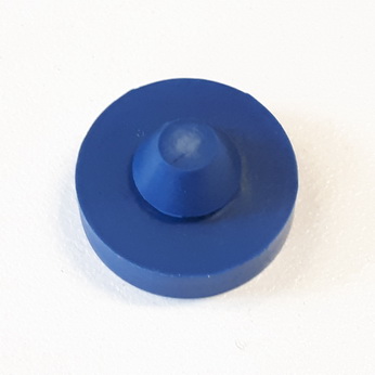 Blue Rubber Pad Round - 23-6686