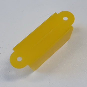 Lane Guide Opaque Yellow 2-1/8" Double Sided - A-9396Y