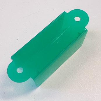Lane Guide Opaque Green 2-1/8" Double Sided - A-9396G