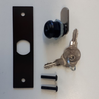 Backbox Lock and Lock Plate Assembly - Bally Williams - A-13379