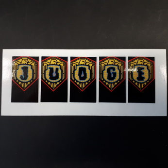 Judge Dredd Target Decal Set (Laminated) - 31-1793-1