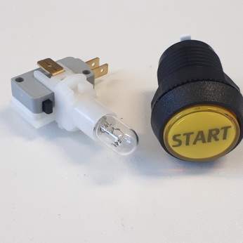Button Assembly - Yellow "Start" - 20-9663-16