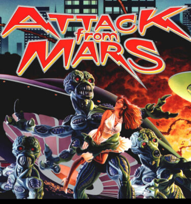 Attack From Mars Mirrored Translite-To-Backglass