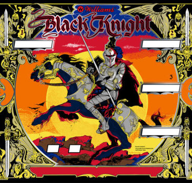 Black Knight Backglass