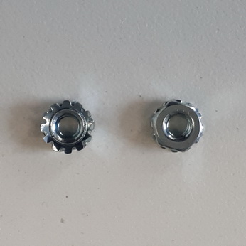 Nut #8-32 keps - 4408-01128-00 Zinc
