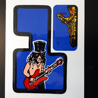 Guns N Roses "G" Ramp Decal Set