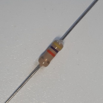 Resistor Carbon film 47K 1 Watt
