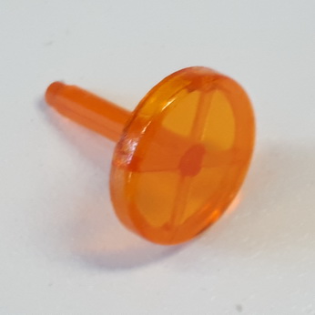 Rollover Button 3/4" - Amber - 3A-7263-8