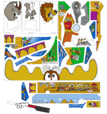 Rocky and Bullwinkle CPR Reproduction Plastics Set