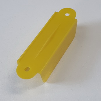 Lane Guide Opaque Yellow 2-1/2" Double Sided - A-9398Y