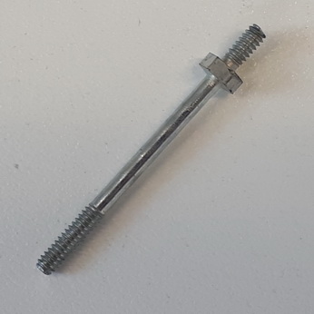 Metal Post With #6-32 Thread on Base and Top 2" Tall - 02-9899