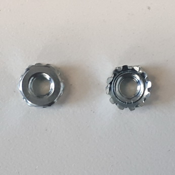 Nut #10-32 keps - 4408-01129-00 Zinc