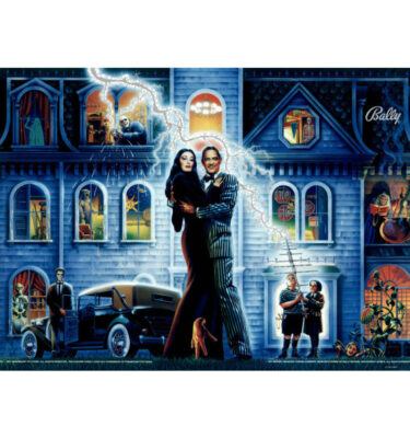 The Addams Family - Mirrored Translite-To-Backglass (Standard)