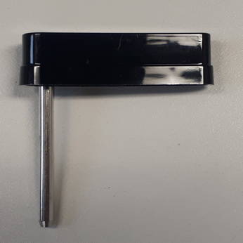 Classic Bally Shoe and Shaft Flipper Bat Assembly Black - A-3994-7