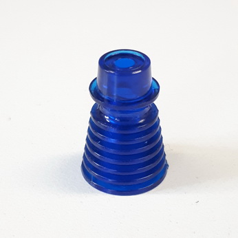Post Blue Finned 1" Short - C-951-4