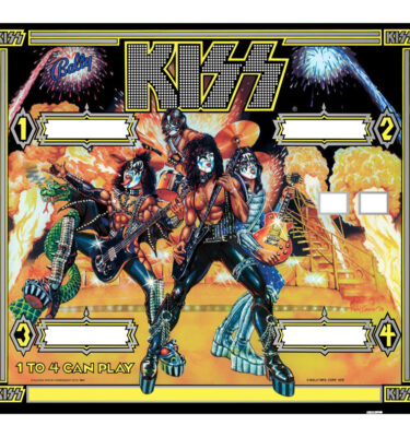 KISS Backglass