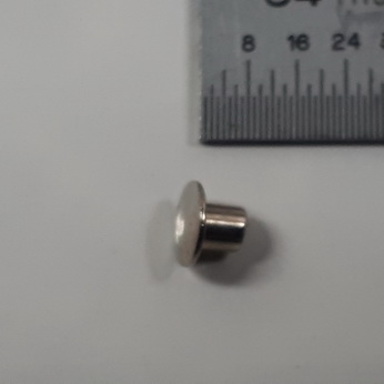 Rivet Nickel Plated Brass - 1/8"