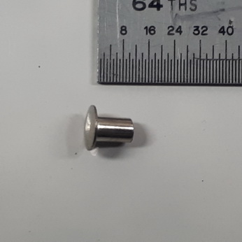 Rivet Nickel Plated Brass - 3/16"