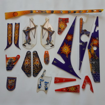 Medieval Madness PPS Reproduction Plastics Set