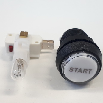 Button Assembly White - "Start" - 20-9663-11