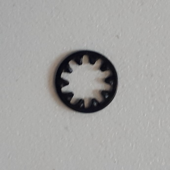 Lock Washer 1/4-20 Internal Tooth Black - 4702-00014-00B