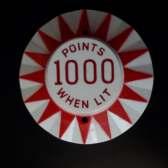 Pop Bumper Cap - "1000 Points When Lit " Red - A-3713-37