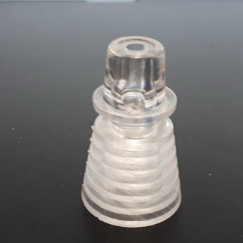 Post Clear Finned Tall 1-1/8" C-952-13