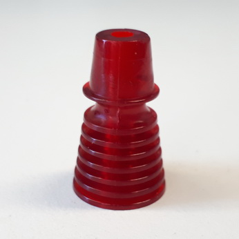 Post Red Finned Tall 1-1/8" C-952-7