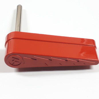 Williams Red Lightning Bolt Flipper Bat And Shaft Assembly with Logo - 20-9734-4