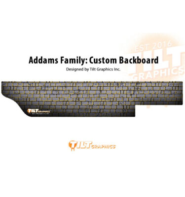 Addams Family Stone Backboard