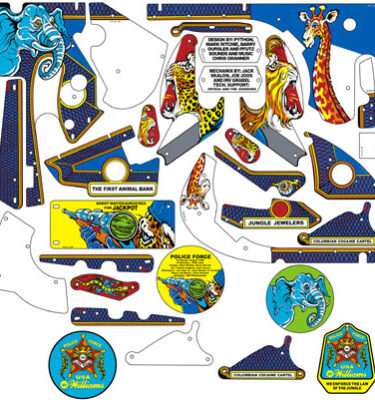 Police Force CPR Reproduction Plastics Set