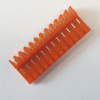 IDC 0.156 Connector Housing - 12 Pin 18 Gauge Wire