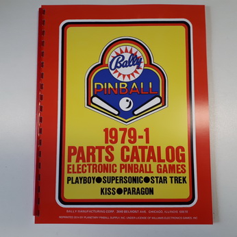 Bally Parts Catalog 1979-1
