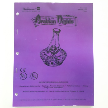 Williams Tales Of The Arabian Nights Manual - New