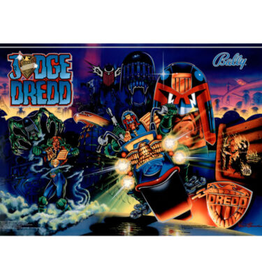 Judge Dredd - Mirrored Translite-To-Backglass
