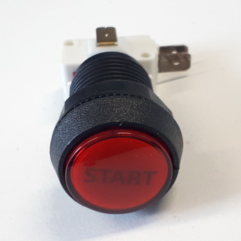 Button Assembly Red - "Start" - 500-6388-02