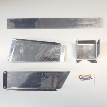 Flash Gordon Mirror Finish Stainless Replacement Ramp Set