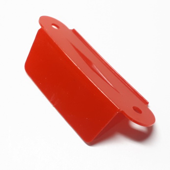 Lane Guide Opaque Red 2-1/8" Single Sided - A-9395R
