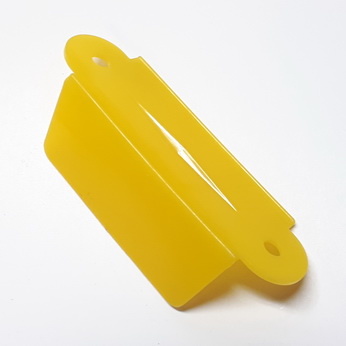 Lane Guide Opaque Yellow 2-1/8" Single Sided - A-9395Y