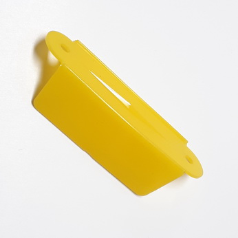 Lane Guide Opaque Yellow 2-1/2" Single Sided - A-9397Y