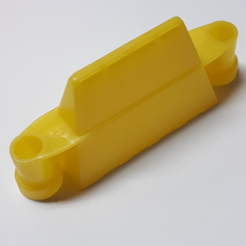 Lane Guide 2” Hole 2 Hole Mini – Tent Style Opaque Yellow - C15647Y