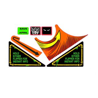 Teenage Mutant Ninja Turtles Playfield Decal Set - 820-5052-XX